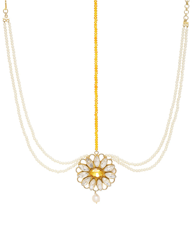 YELLOW SUNFLOWER HEADPIECE