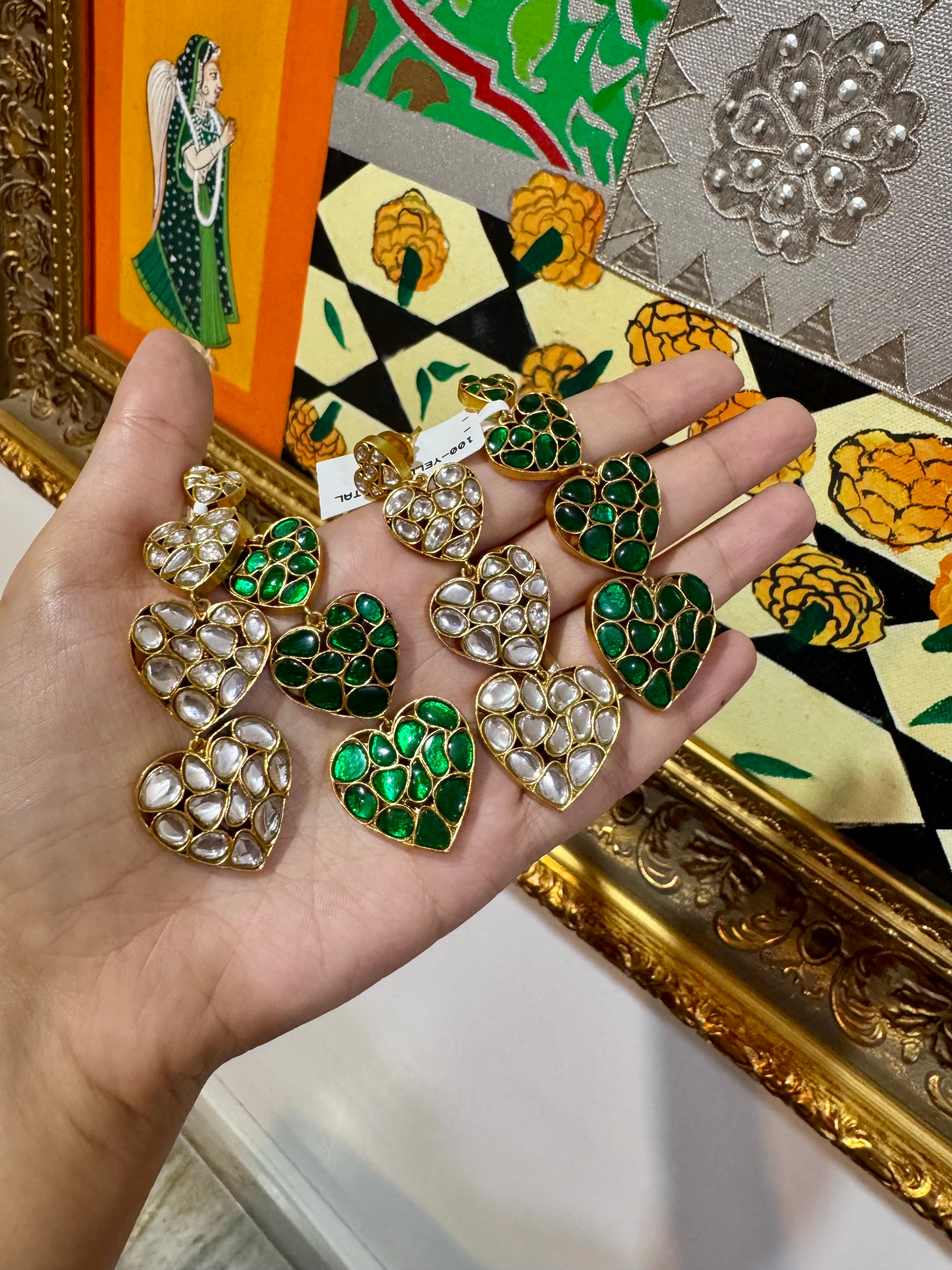 ‘Indian Heart’ earrings