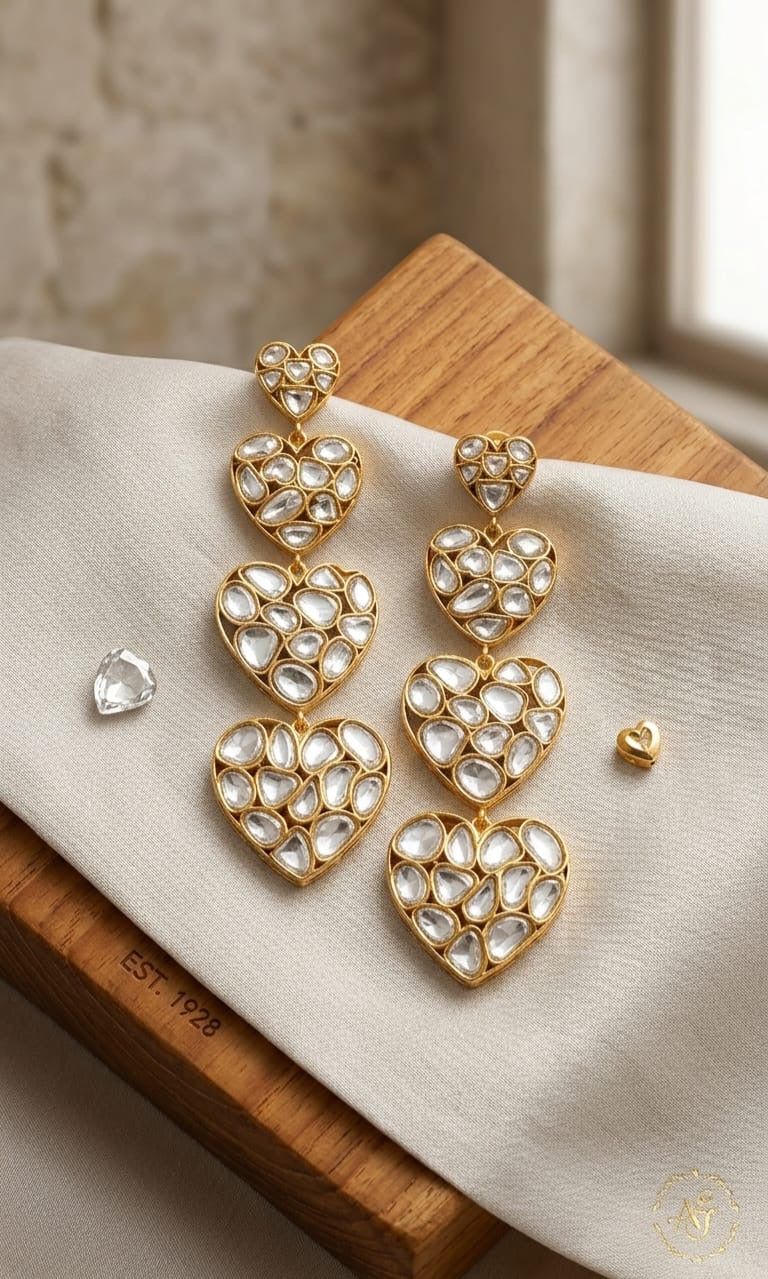 ‘Indian Heart’ earrings