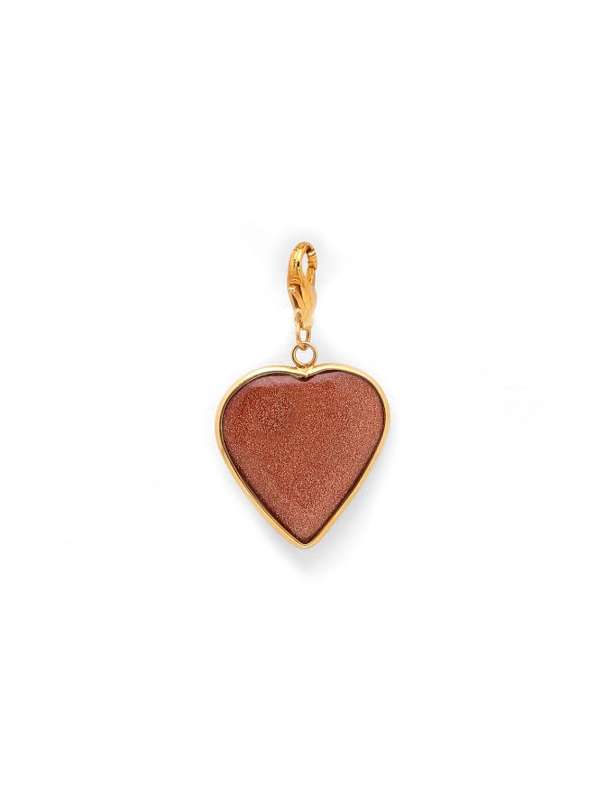 SAND HEART CHARM
