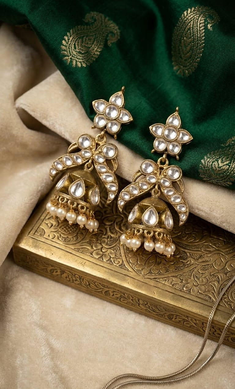 CLASSIC POLKI JHUMKAS