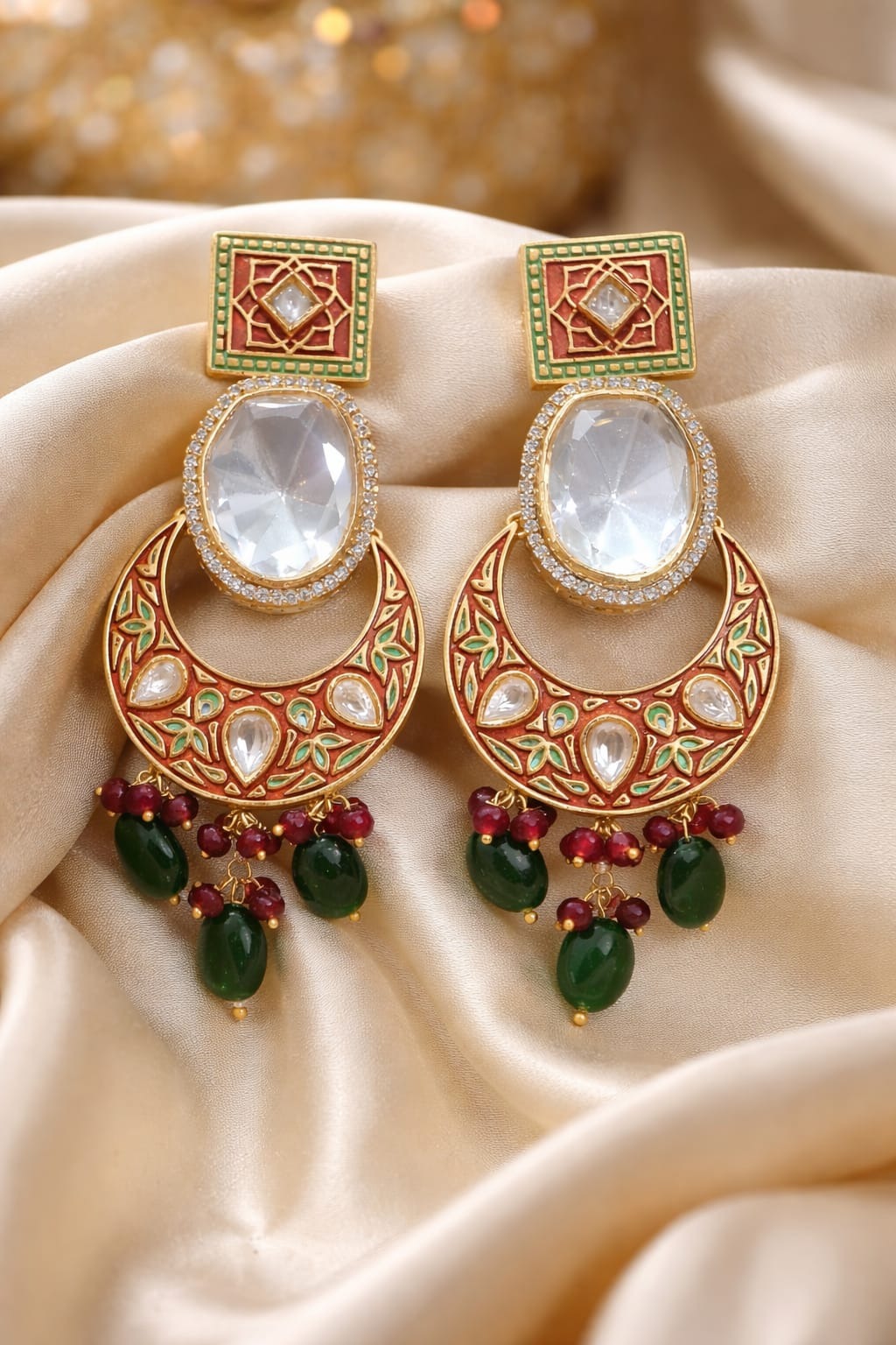 JADAU POLKI EARRINGS