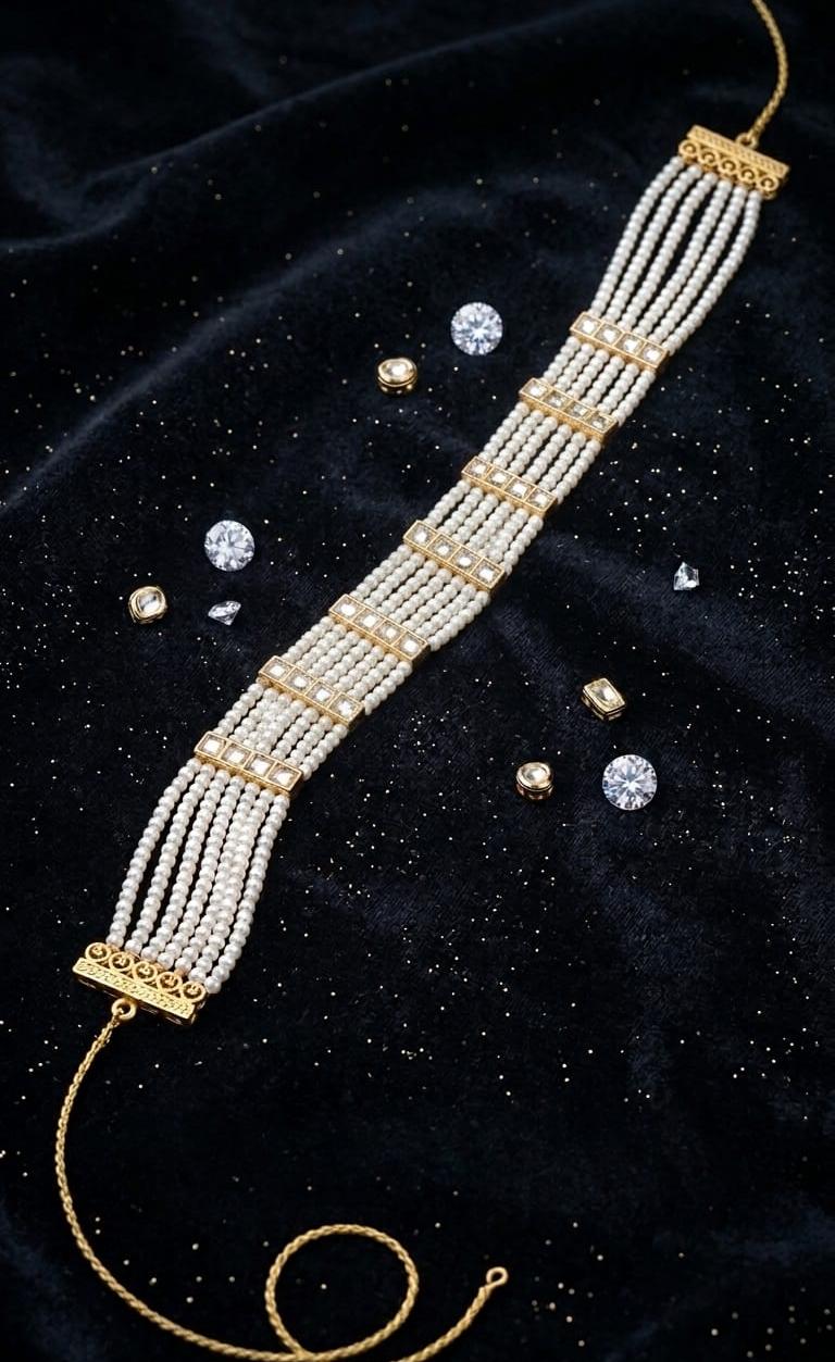 Kundan Matha Patti / Sheeshphool IN 925 SILVER