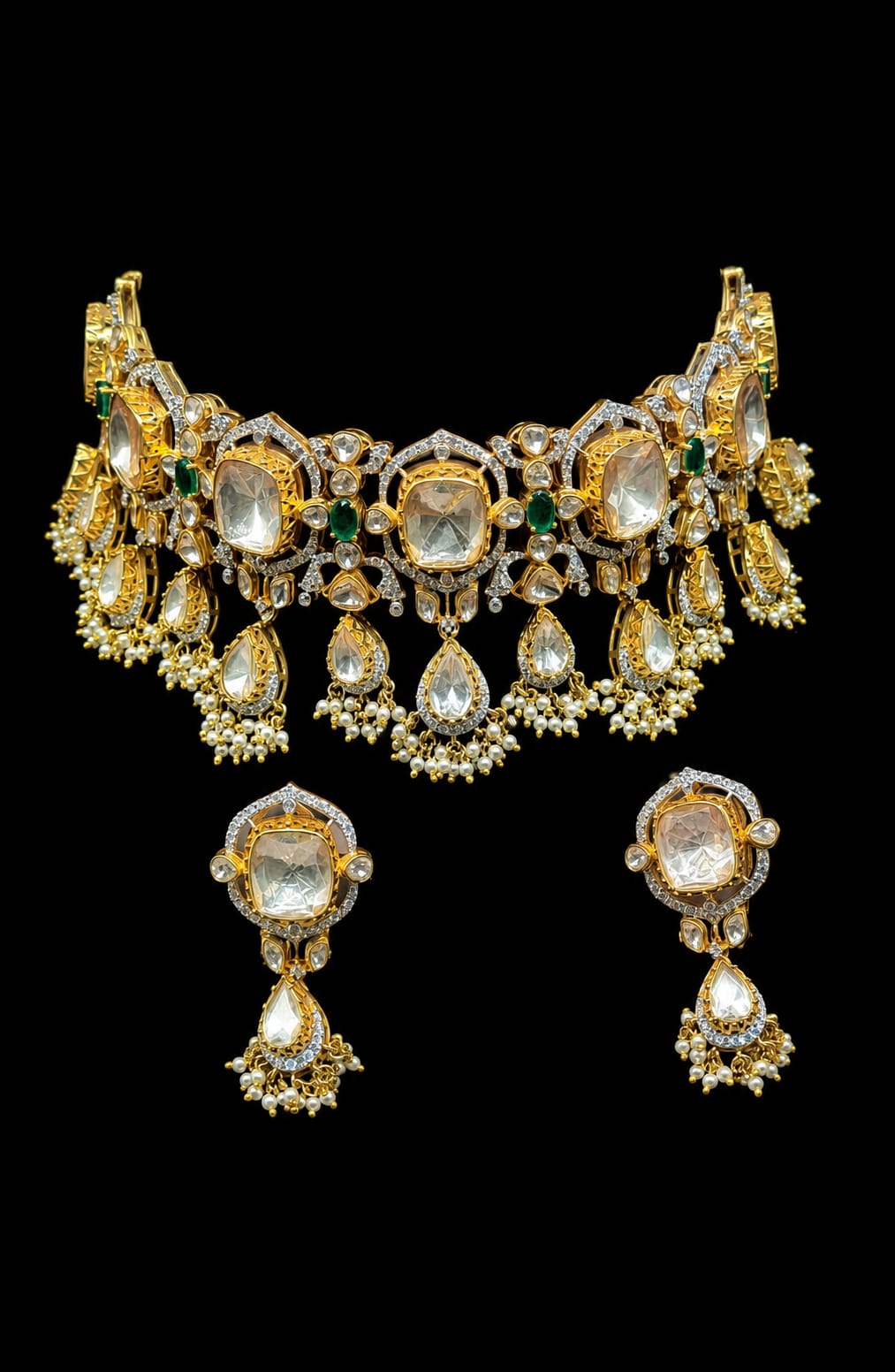The Gulnaz Choker Set IN 925 SILVER