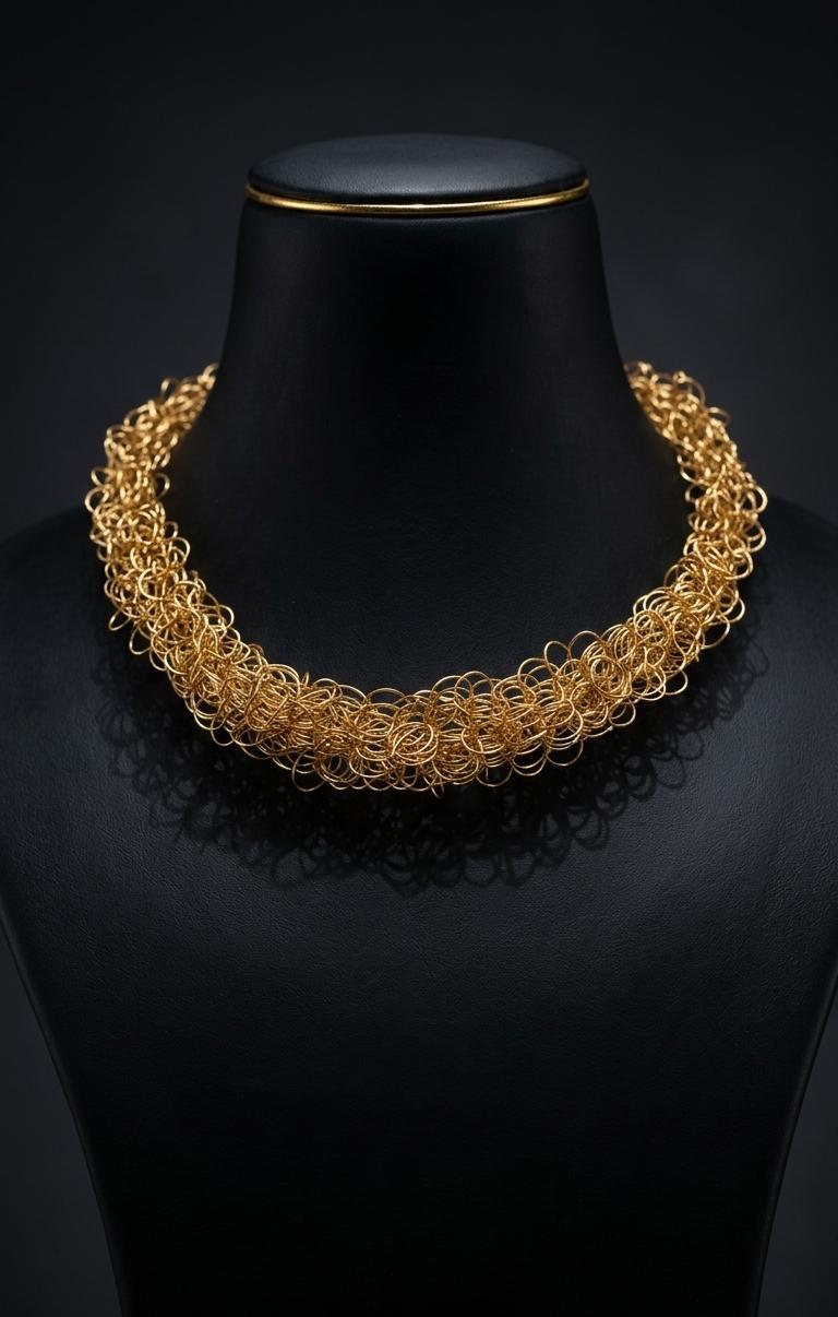 The Aurelia Mesh Collar IN 925 SILVER