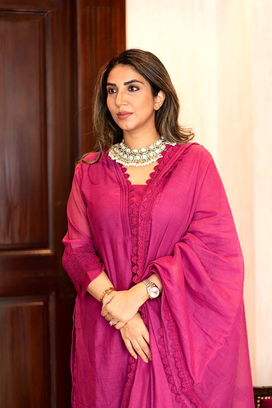 CELESTIAL POLKI NECKLACE SET