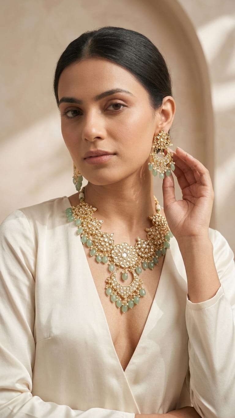 EMERALD DROP NECKLACE